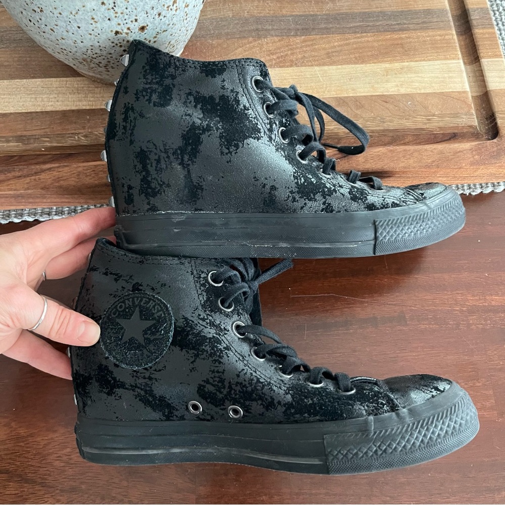 •Converse Chuck Taylor All Star hidden wedge sneaker• Size 8 - Picture 5 of 9